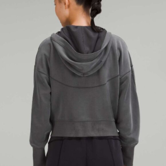 Lululemon Softstreme Pocketed Hoodie, full-zip, size 4 - Picture 5 of 10